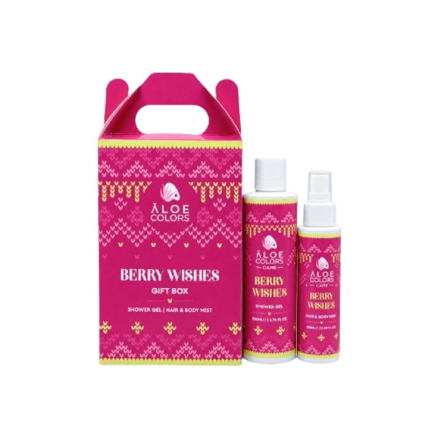 Aloe Colors Xmas Gift Box Berry Wishes Shower Gel Αφρόλουτρο 200ml & &hellip;