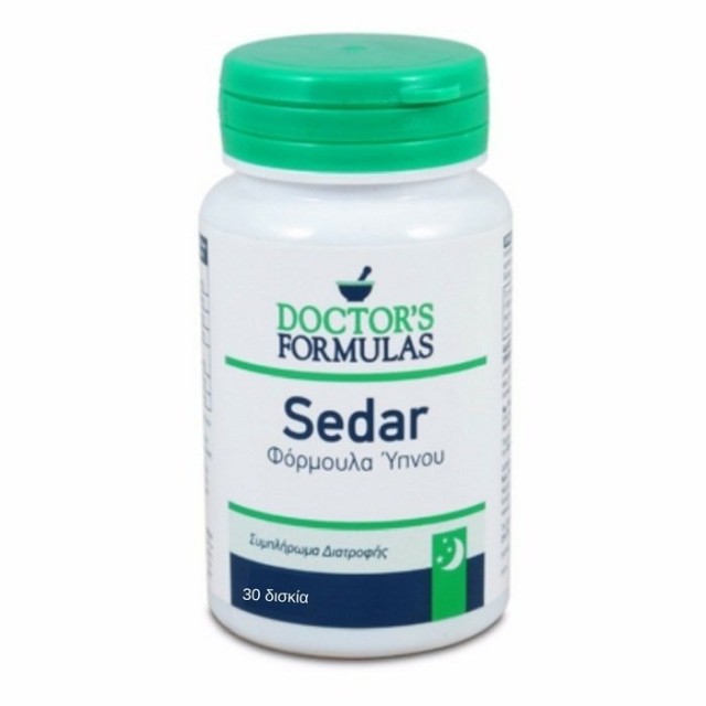 Doctors Formulas Sedar Φόρμουλα Ύπνου (Στρές - Αϋπνία) 30 δισκία