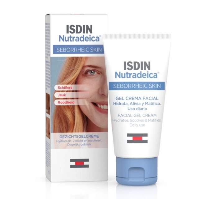 Isdin Nutradeica Facial Seborrheic Skin Gel Cream Κατά της Ερυθρότητας &hellip;