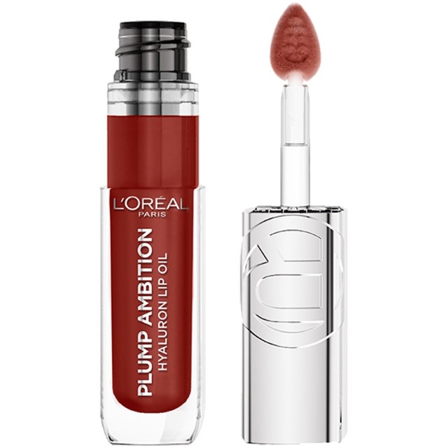 LOreal Paris Plump Ambition Hyaluron Lip Oil για Λάμψη & Όγκο 485 Wine …