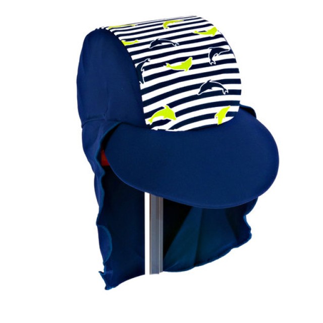 Jakabel Surfit Boys Dolphin Striped Hat UV50+ Navy/White Καπέλο 2-6 Ετ …