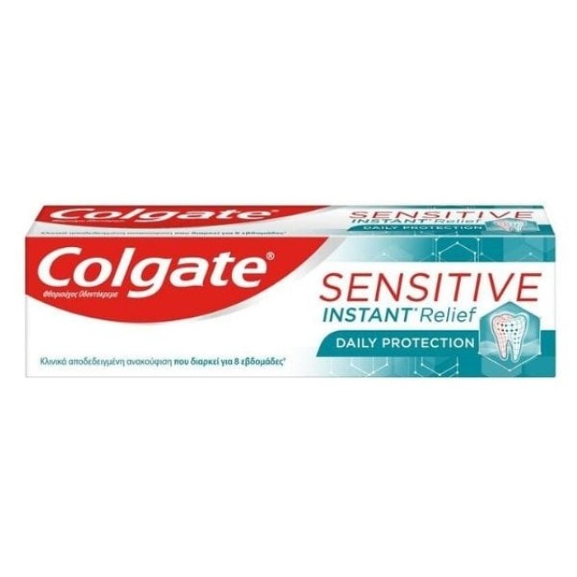 Colgate Sensitive Instant Relief Daily Protection Οδοντόκρεμα Άμεσης Ανακούφισης για Ευαίσθητα Δόντια 75ml