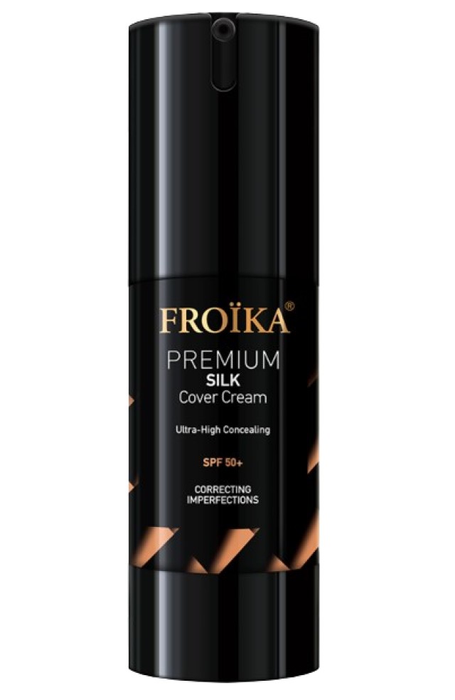 Froika Premium Silk Cover Cream SPF50+ Αδιάβροχη Κρέμα Υψηλής Κάλυψης για Πρόσωπο & Σώμα με Χρώμα 30ml