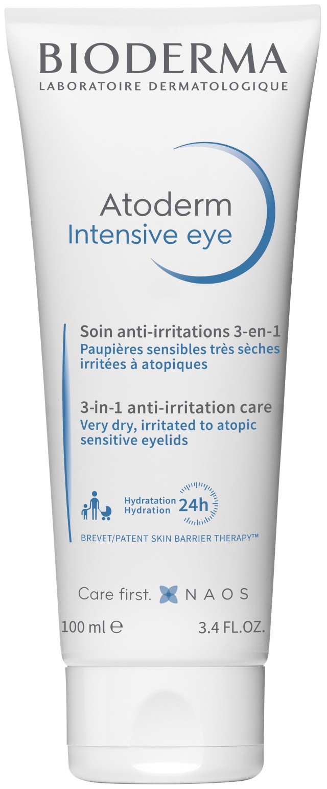 Bioderma Atoderm Intensive Eye 3 σε 1 Κρέμα Καθαρισμού, Αφαίρεσης Μακι …
