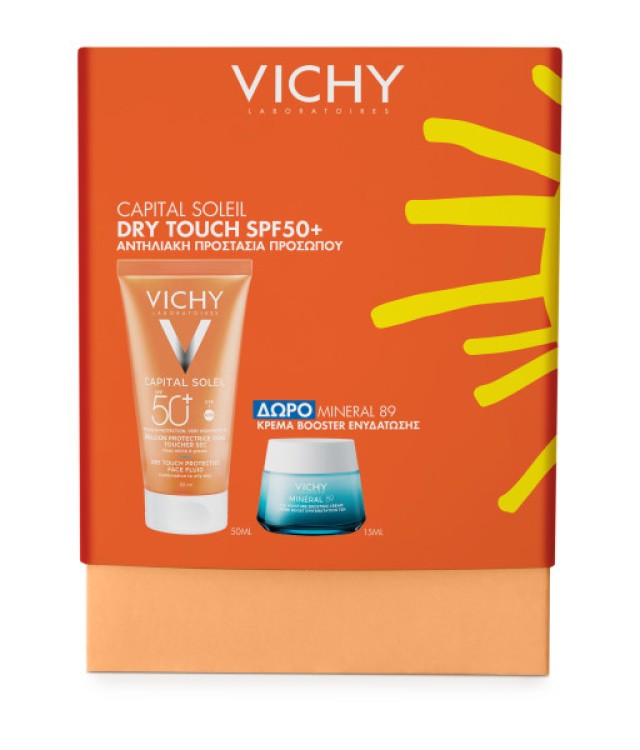 Vichy PROMO Capital Soleil Dry Touch SPF50+ Αντηλιακή Κρέμα Προσώπου γ …