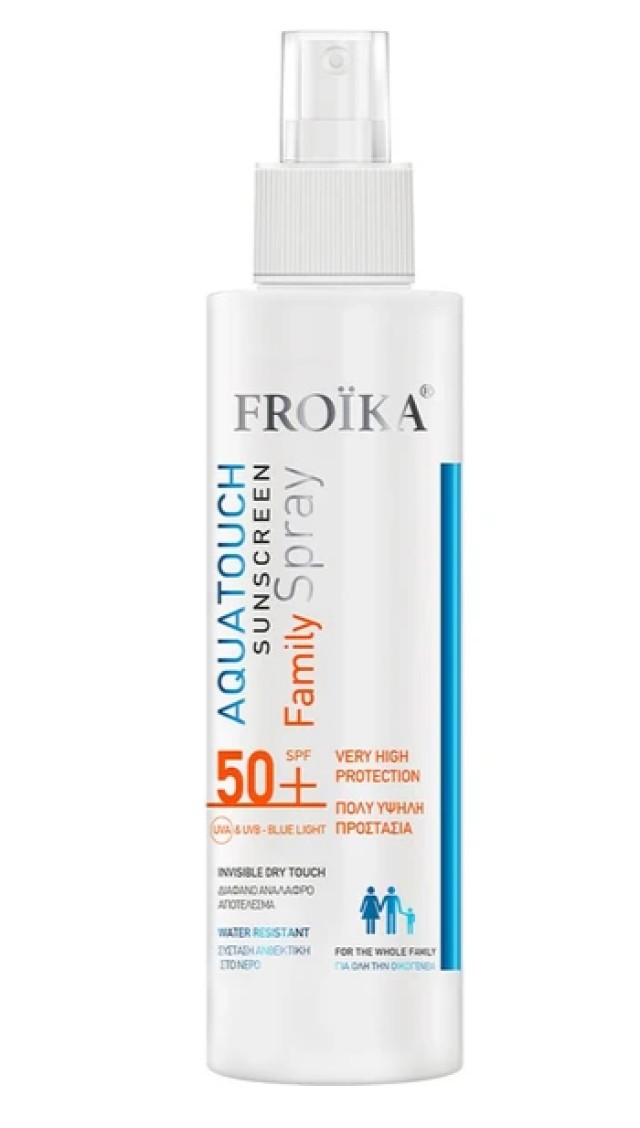 Froika Aquatouch Sunscreen Family SPF50+ Αντηλιακό Spray Προσώπου & Σώ &hellip;