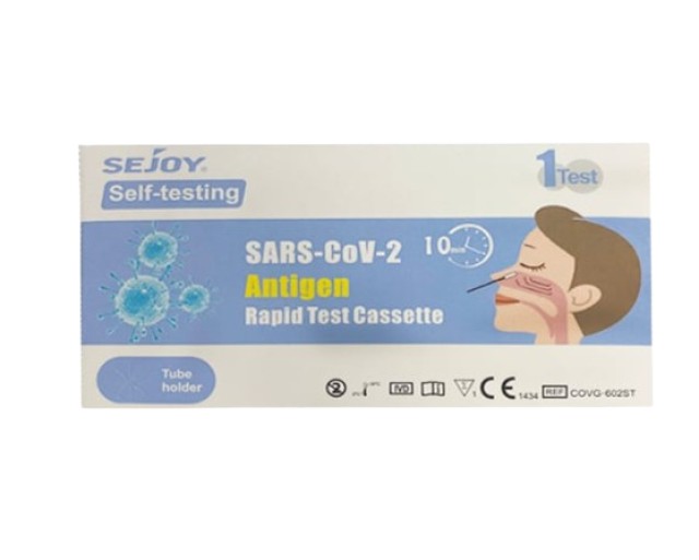 SeJoy SARS-Cov-2 Antigen Rapid Test Τεστ Αντιγόνου με Ρινική Δειγματολ …