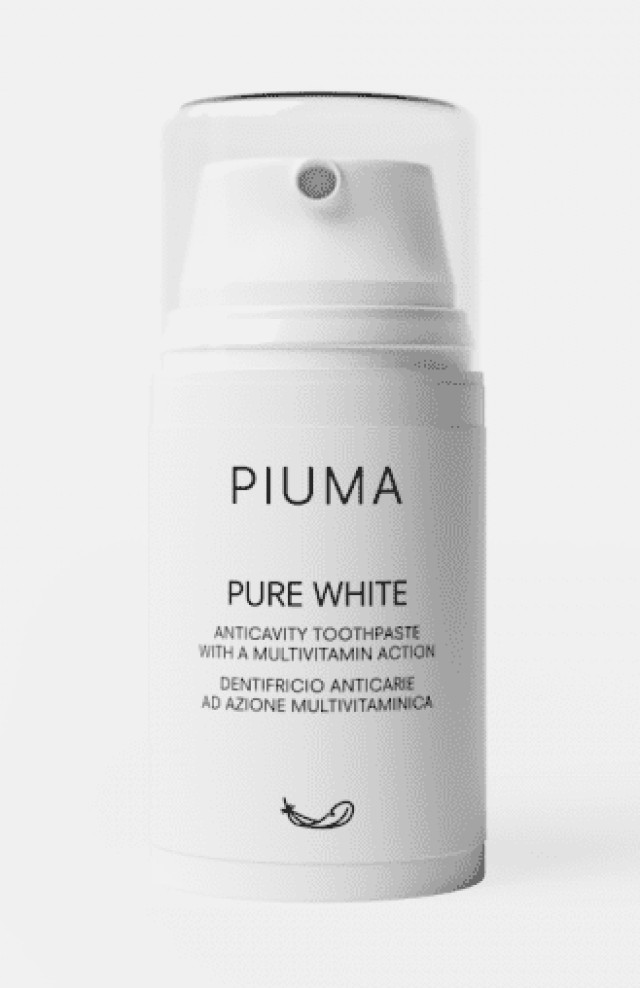 Piuma Pure White Οδοντόκρεμα Κατά της Τερηδόνας με Πολυβιταμινούχο Δρά … Piuma Pure White Οδοντόκρεμα Κατά της Τερηδόνας με Πολυβιταμινούχο Δρά …