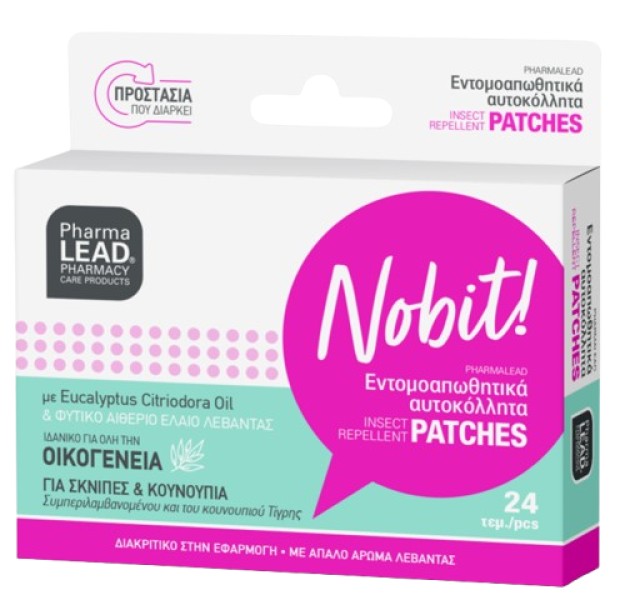 PharmaLead Nobit Εντομοαπωθητικά Αυτοκόλλητα για Σκνίπες και Κουνούπια … PharmaLead Nobit Εντομοαπωθητικά Αυτοκόλλητα για Σκνίπες και Κουνούπια …