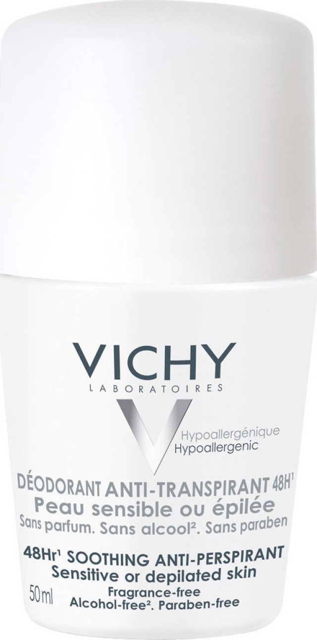 VichyDeodorant Sensitive Skin Αποσμητικό  Roll - On 48ωρης Προστασίας &hellip;