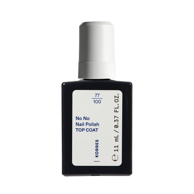 Korres No No Nail Polish Top Coat Βάση Βερνίκι Νυχιών 11ml