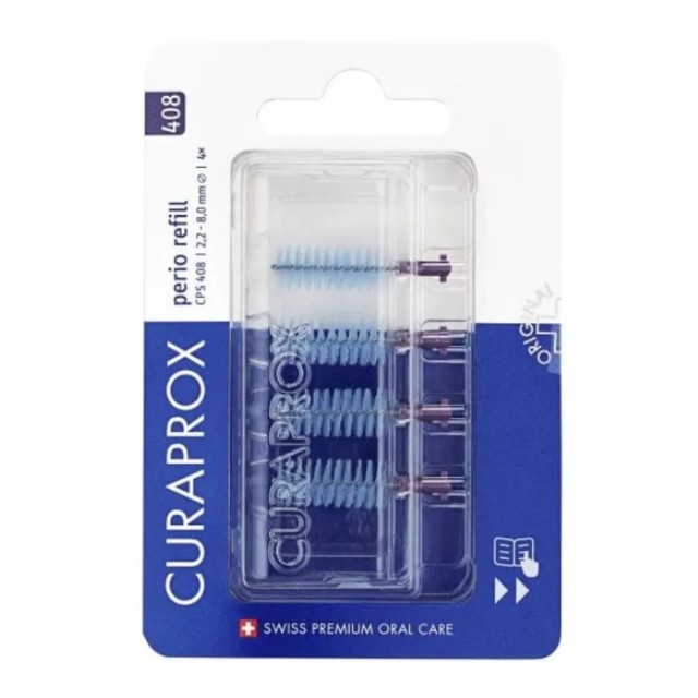 Curaprox CPS 408 Perio Refill Ανταλλακτικά Μεσοδόντια Βουρτσάκια, 4 … Curaprox CPS 408 Perio Refill Ανταλλακτικά Μεσοδόντια Βουρτσάκια, 4 …