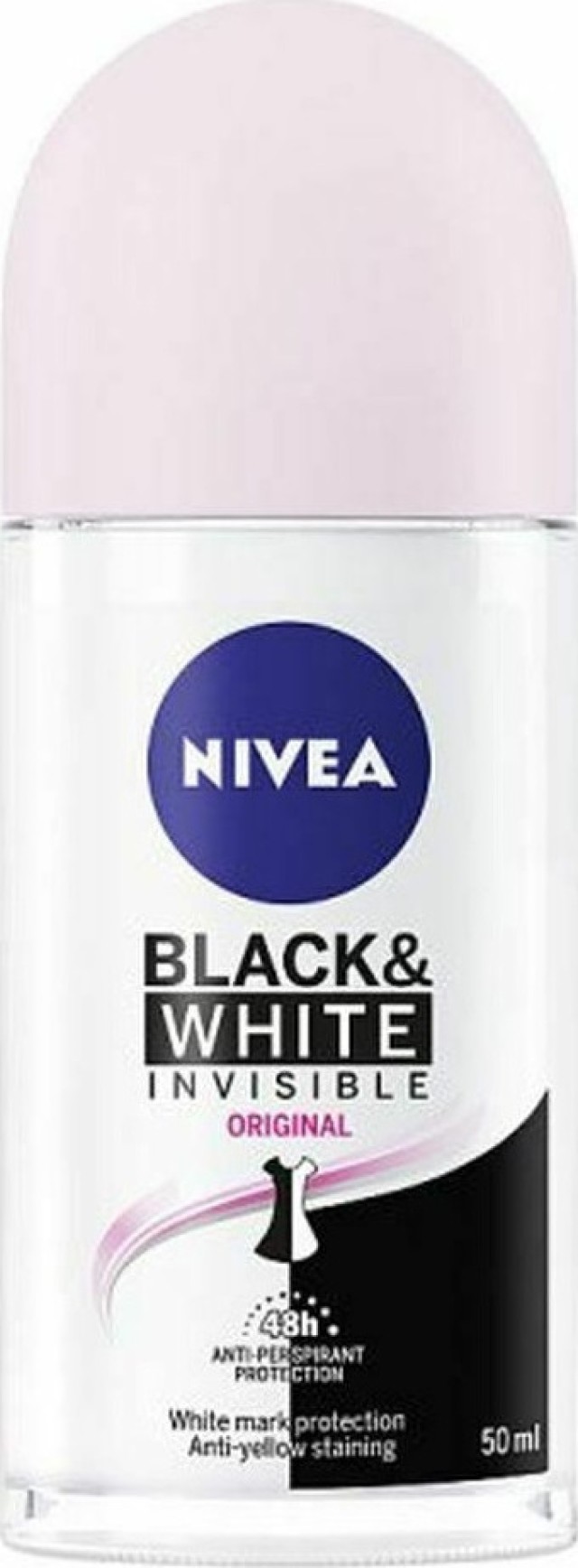 Nivea Black & White Invisible Original Γυναικείο Αποσμητικό Roll-on 48 …