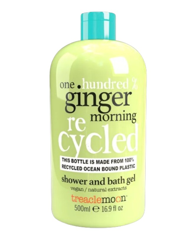 TreacleMoon One Ginger Morning Shower & Bath Gel Αναζωογονητικό & Ενυδατικό Αφρόλουτρο Σώματος με Εκχύλισμα Τζίντζερ 500ml