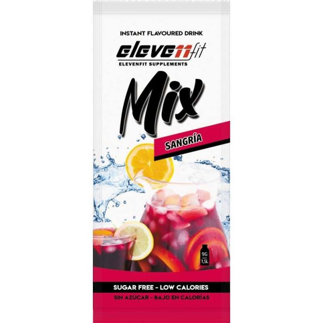 ElevenFit Mix Sangria Ρόφημα σε Μορφή Σκόνης με Γεύση Sangria 9gr 1 Τε …