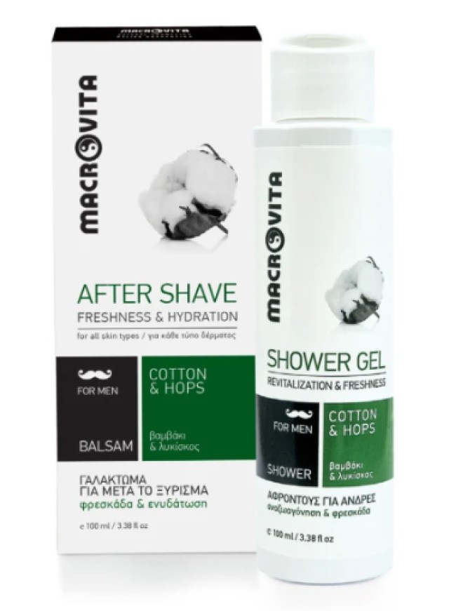 Macrovita PROMO Men After Shave Cotton & Hops Balsam Γαλάκτωμα για Μετ &hellip;