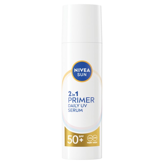 Nivea Sun UV Face 2 in 1 Primer Serum SPF50+ Αντηλιακός Ορός Προσώπου …