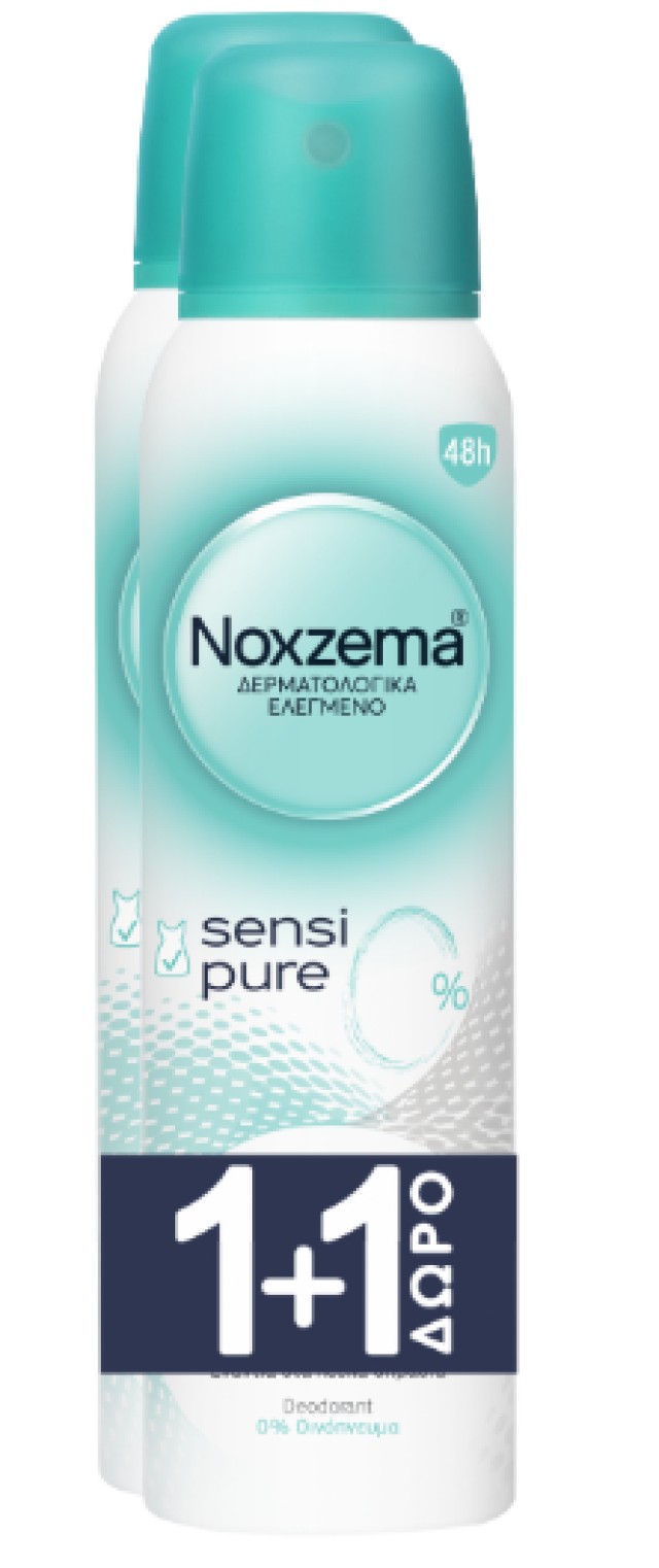 Noxzema PROMO Sensipure Spray Γυναικείο Αποσμητικό 48ωρης Προστασίας 0 …