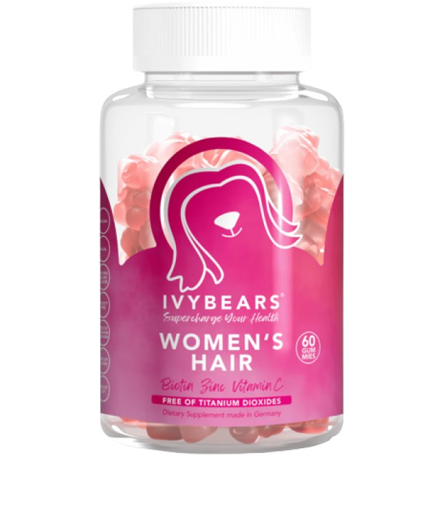 IvyBears Womens Hair Βιταμινούχο Συμπλήρωμα Διατροφής για την Καλή Υγε …