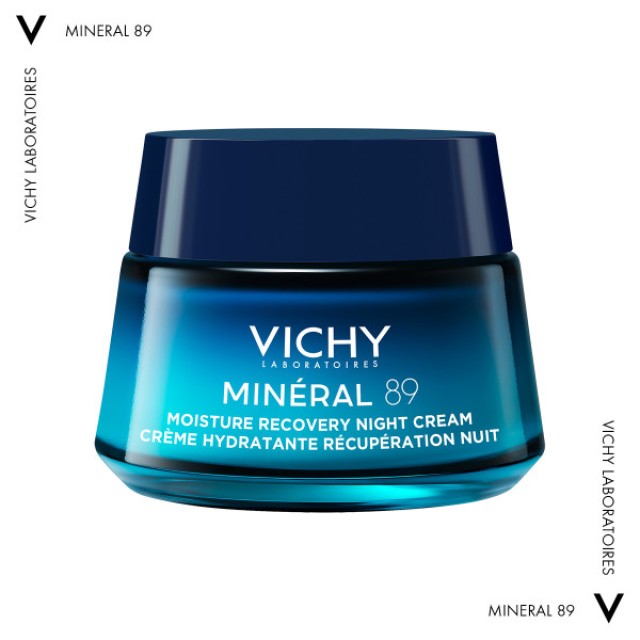 Vichy Mineral 89 Night Cream Κρέμα Νύχτας Αποκατάστασης της Ενυδάτωσης …