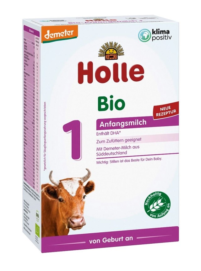 Holle BIO 1 Αγελαδινό Γάλα από τη Γέννηση με DHA, 400g Holle BIO 1 Αγελαδινό Γάλα από τη Γέννηση με DHA, 400g