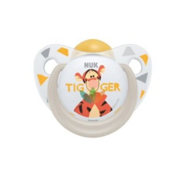 Nuk Disney Winnie The Pooh - Tiger Πιπίλα Σιλικόνης Με Κρίκο 6-18m+ [1 … Nuk Disney Winnie The Pooh - Tiger Πιπίλα Σιλικόνης Με Κρίκο 6-18m+ [1 …