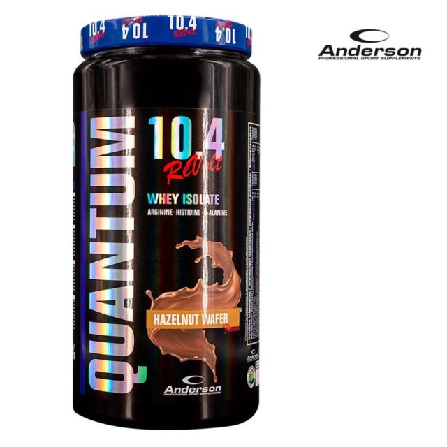 Anderson Quantum 10.4 Hazelnut Wafer Πρωτεΐνη Ορού Γάλακτος με BCAA & &hellip;