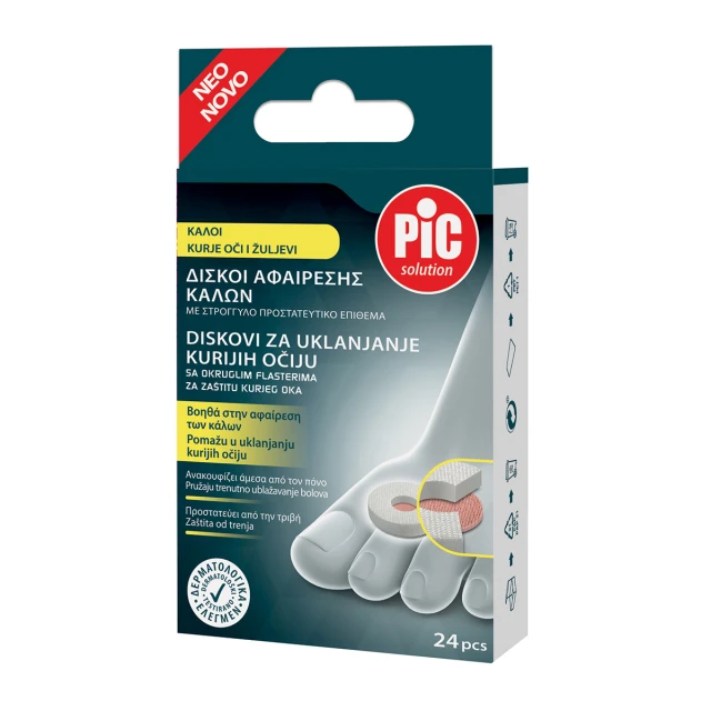 PiC Callus Removal Patches with Salicylic Acid 24 Pieces PiC Callus Removal Patches with Salicylic Acid 24 Pieces