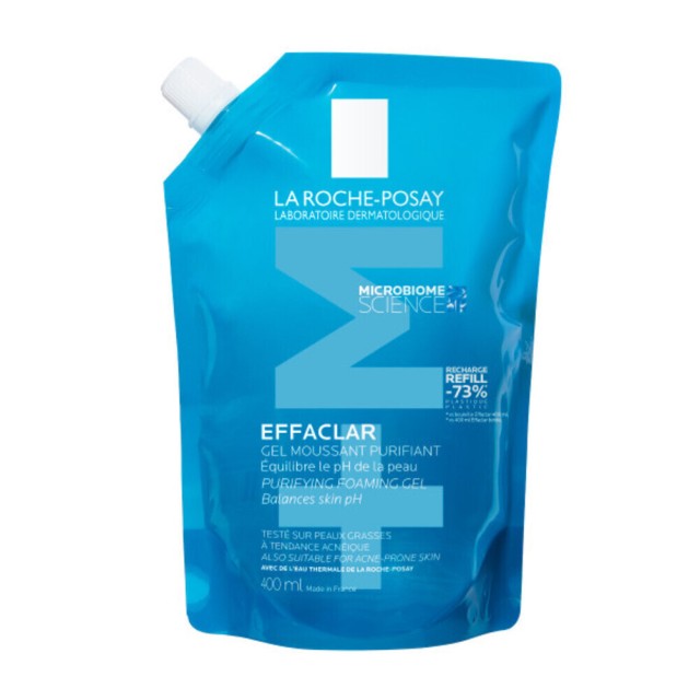 La Roche Posay Effaclar Refill Αφρώδες Gel Καθαρισμού Προσώπου για την Ακμή 400ml [Ανταλλακτικό]