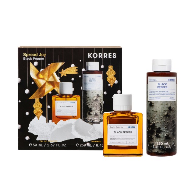 Korres PROMO Spread Joy Black Pepper Eau De Toilette Ανδρικό Άρωμα … Korres PROMO Spread Joy Black Pepper Eau De Toilette Ανδρικό Άρωμα …