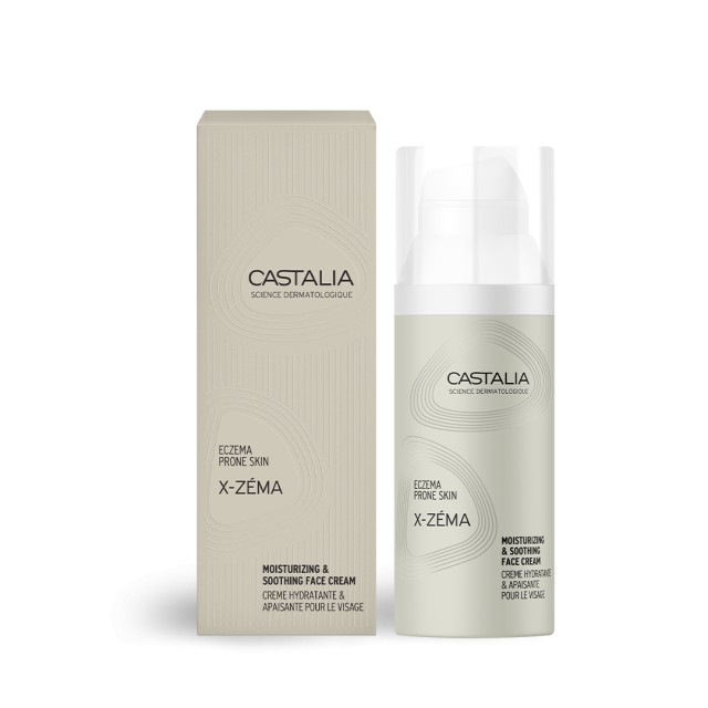 Castalia X-zéma Moisturizing & Soothing Face Cream Ενυδατική & Καταπρα …