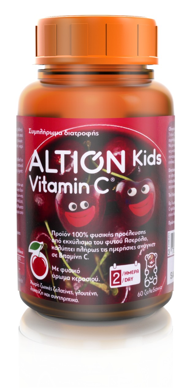 Vianex Altion Kids Vitamin C Παιδικό Συμπλήρωμα Διατροφής με Φυσικό Άρ …