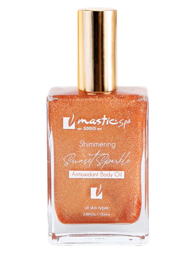 Mastic Spa Sunset Sparkle Shimmering Dry Oil Ιριδίζον Ξηρό Λάδι Σώματο …