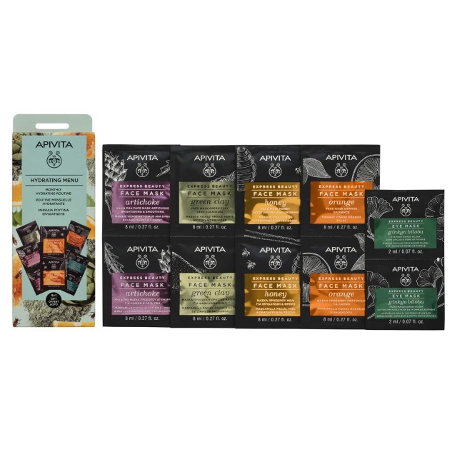 Apivita PROMO Hydrating Menu Μηνιαία Ρουτίνα Ενυδάτωσης Express Μάσκα …