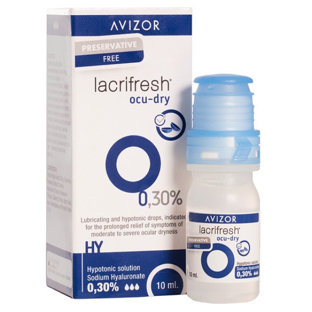 Avizor Lactifresh Ocu-Dry 0.30% Υαλουρονικό Οφθαλμικές Σταγόνες για τη …