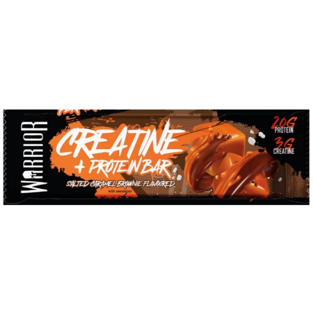 Warrior Creatine Bar Μπάρα Κρεατίνης με Γεύση Μπράουνι με Αλατισμένη Κ … Warrior Creatine Bar Μπάρα Κρεατίνης με Γεύση Μπράουνι με Αλατισμένη Κ …