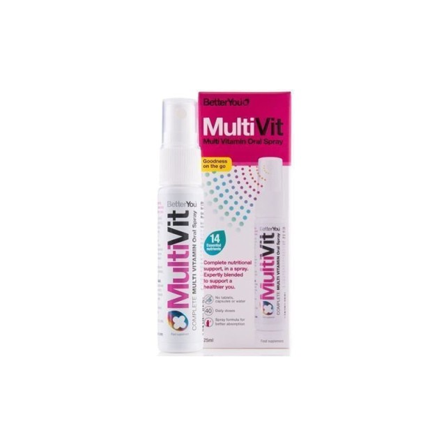 Better You Multi Vit Πολυβιταμινούχο Συμπλήρωμα Διατροφής 25ml (160 ψε …
