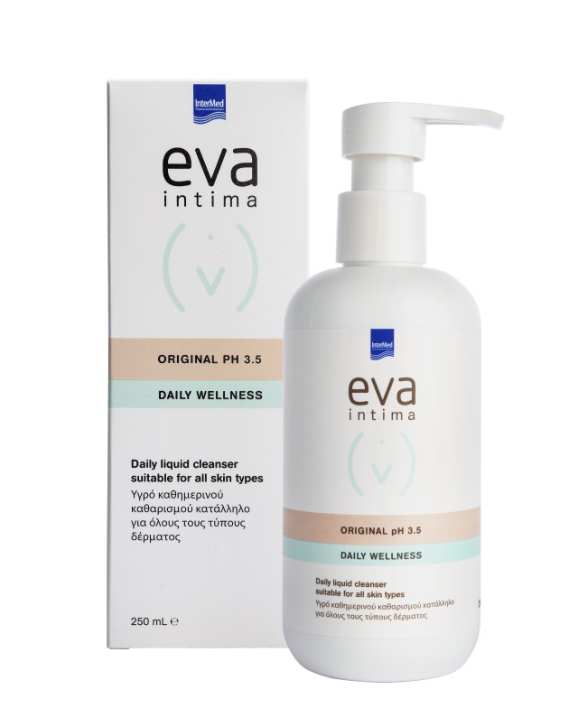 Intermed Eva Intima Wash Original PH3,5 Daily Wellness Υγρό Καθαρισμού …