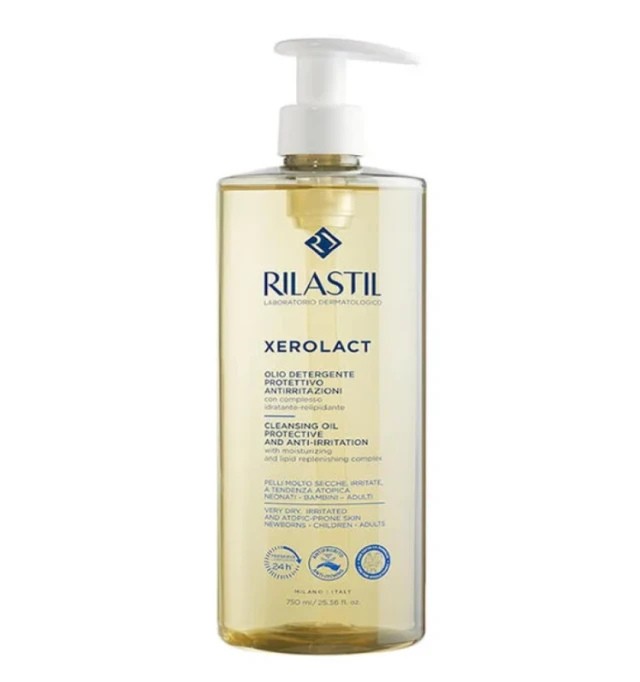 Rilastil Xerolact Cleansing Oil Protective & Anti Irritation Ελαιώδες &hellip;