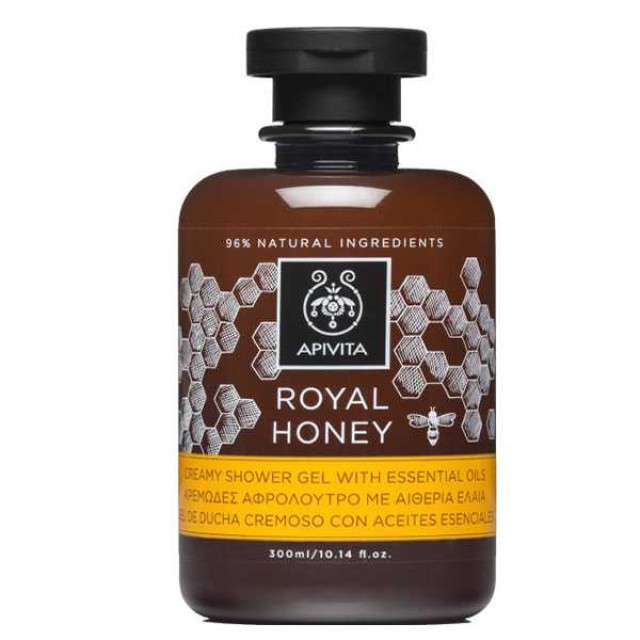 Apivita Royal Honey Shower Gel with Essential Oils 300ml Apivita Royal Honey Shower Gel with Essential Oils 300ml