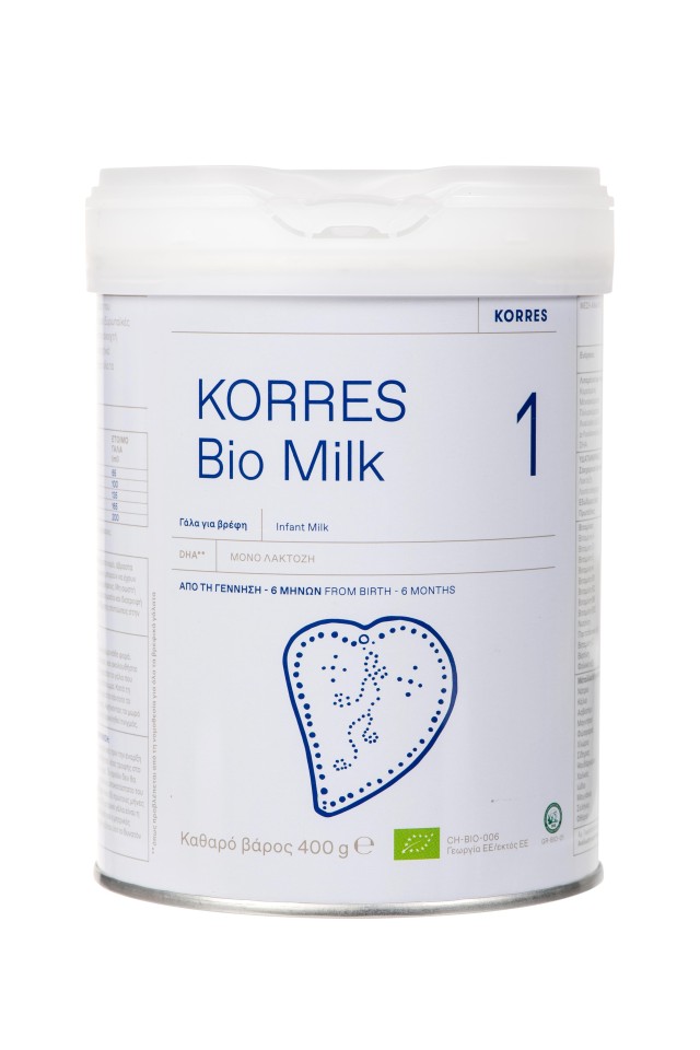 Korres BIO Milk No1 Βιολογικό Αγελαδινό Γάλα για Βρέφη από την Γέννηση …
