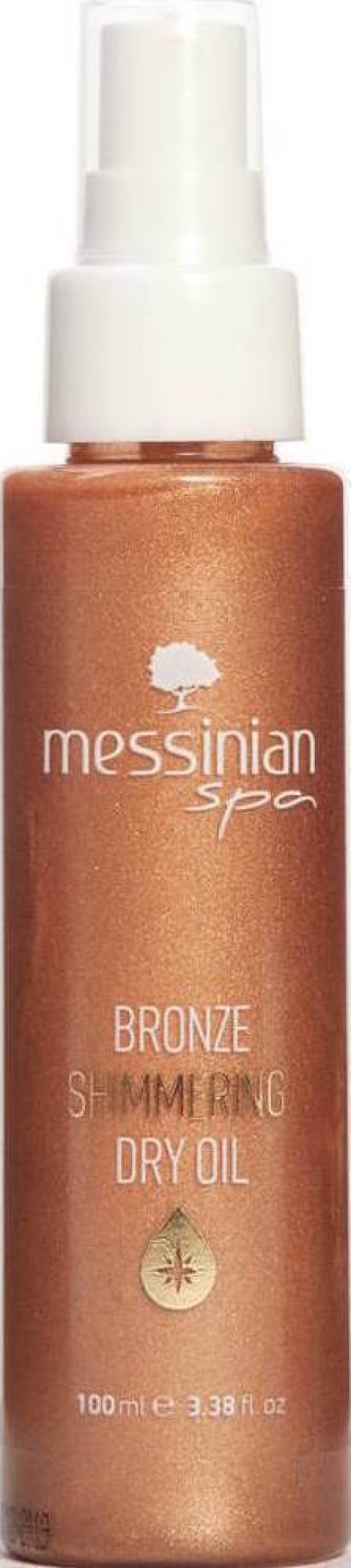 Messinian Spa Bronze Shimmering Dry Oil Λάδι Σώματος για Λαμπερό Μπρονζέ Αποτέλεσμα 100ml