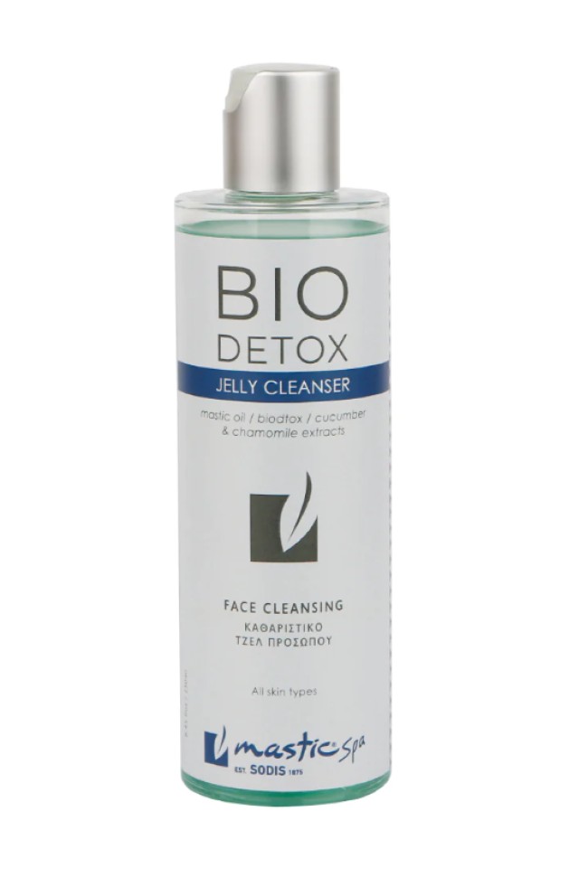 Mastic Spa Biodetox Jelly Cleanser Gel Καθαρισμού Προσώπου για Όλες τις Επιδερμίδες 250ml