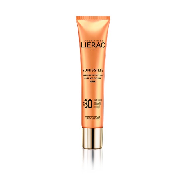 Lierac Sunissime BB Fluid Anti Age Global Golden SPF30 Λεπτόρρευστη Αν &hellip;