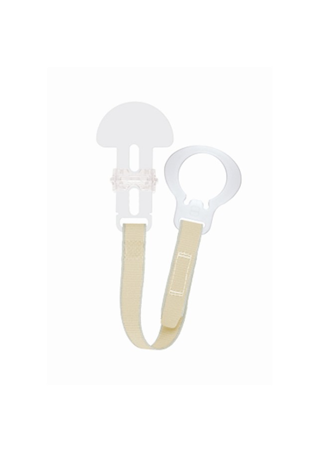 Mam Clip Κορδέλα Στήριξης Πιπίλας 0m+ Μπεζ 1 Τεμάχιο [310U]