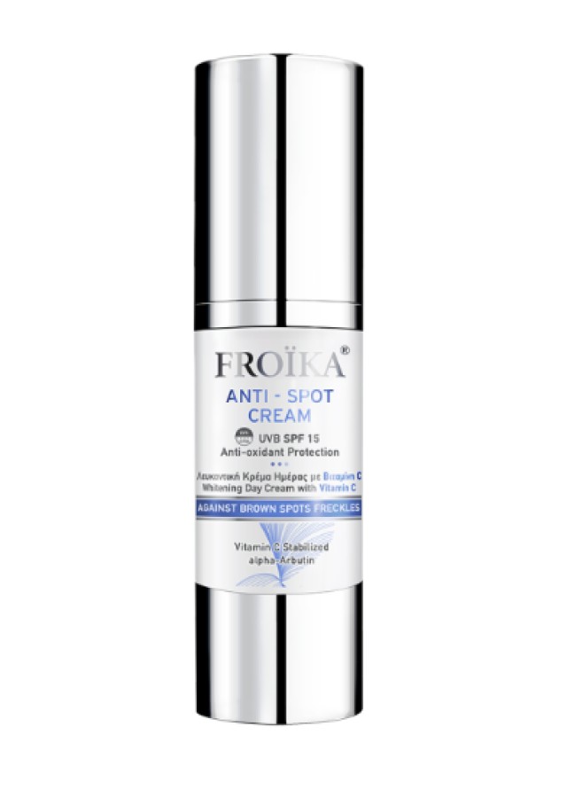 Froika Anti Spot Face Cream SPF15 Λευκαντική Κρέμα Ημέρας για … Froika Anti Spot Face Cream SPF15 Λευκαντική Κρέμα Ημέρας για …