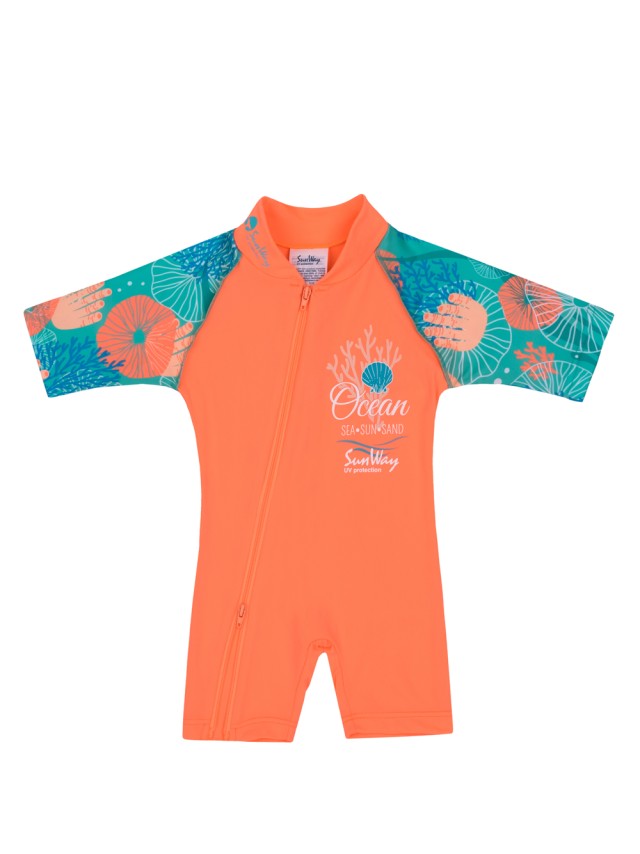 Sunway UV Ολόσωμο Φορμάκι με Αντηλιακή Προστασία UPF50+ Ocean Coral 5- …