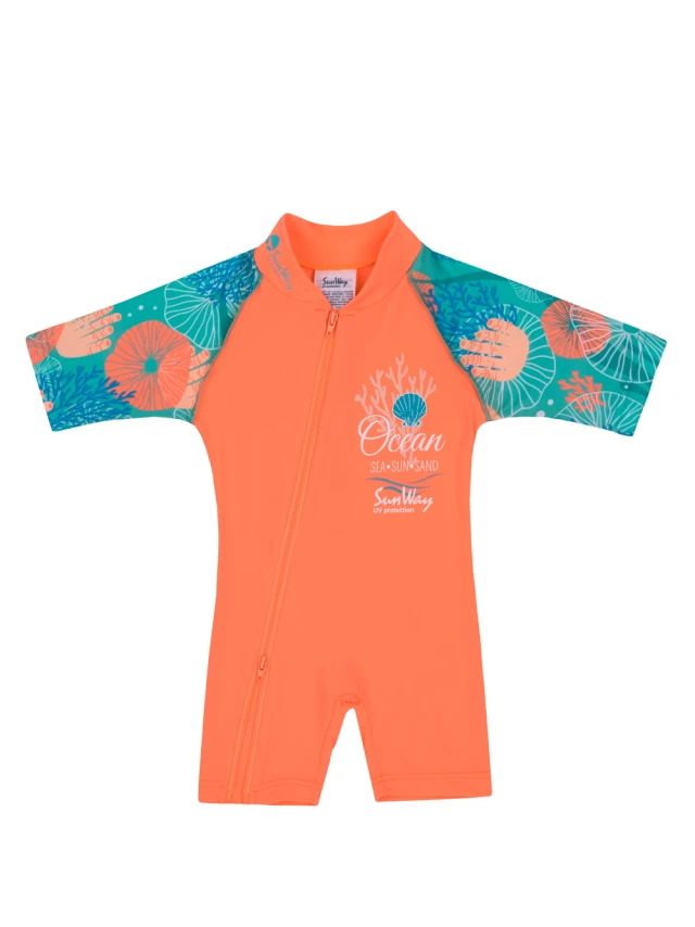Sunway UV One-Piece Swimsuit with Sun Protection UPF50+ Ocean Coral … Sunway UV One-Piece Swimsuit with Sun Protection UPF50+ Ocean Coral …