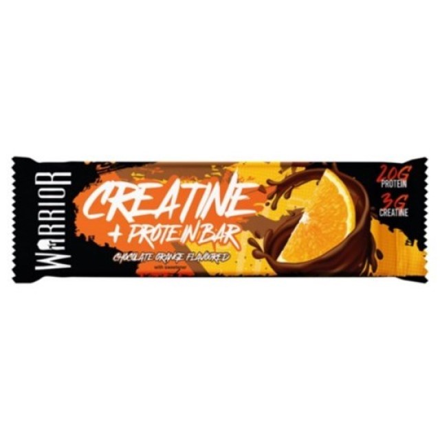 Warrior Creatine & Protein Μπάρα Κρεατίνης με Γεύση Σοκολάτα & Πορτοκά … Warrior Creatine & Protein Μπάρα Κρεατίνης με Γεύση Σοκολάτα & Πορτοκά …