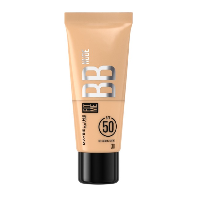 Maybelline Fit Me Nude BB Κρέμα με SPF50 Ν.30 για Υψηλή Κάλυψη 30ml